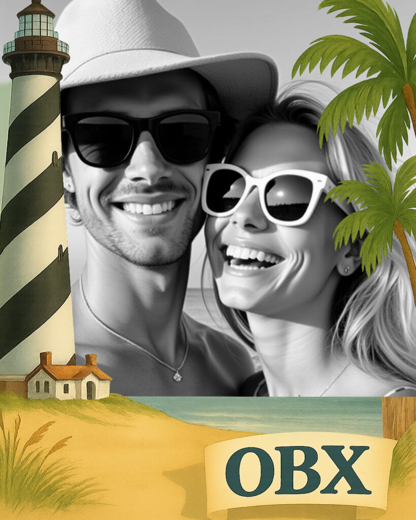 Friends in Photo Booth OBX